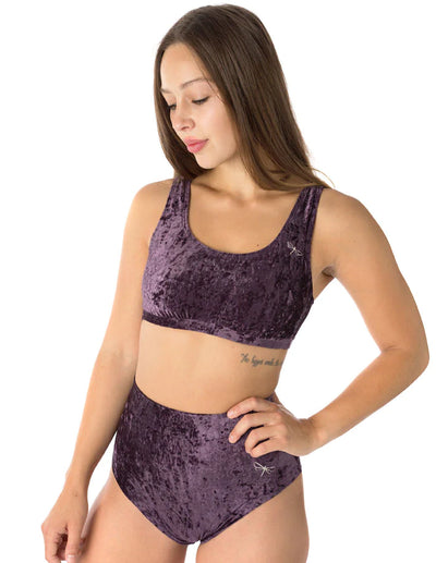 dragonfly lola pole shorts velvet purple#colour_purple