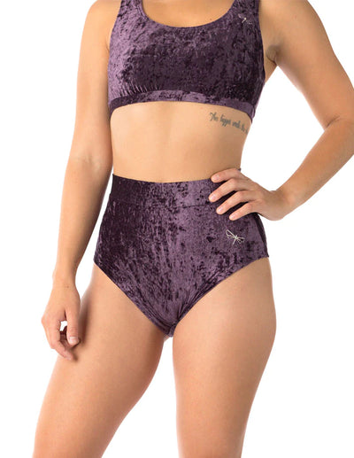 dragonfly lola pole shorts velvet purple#colour_purple