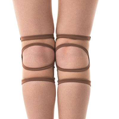 poledancerka knee pads with pocket nude 02 econyl