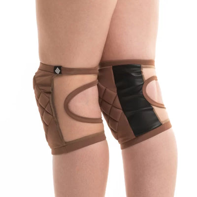 poledancerka knee pads with pocket nude 02 econyl