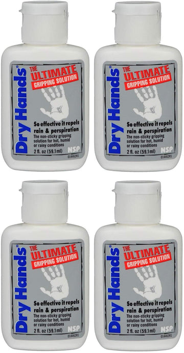 4 PACK Dry Hands "The Ultimate Gripping Solution" - 2 oz