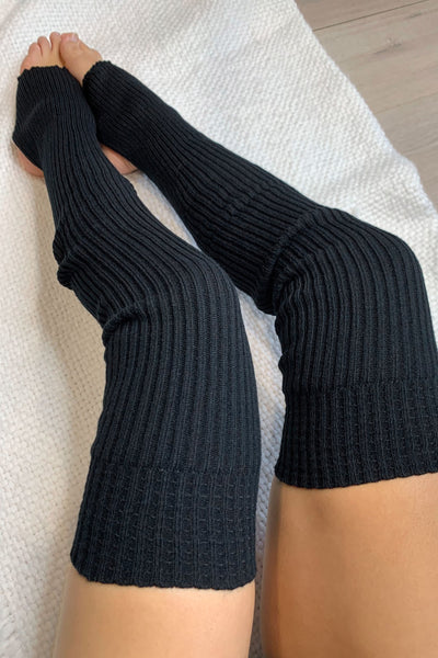 lunalae leg warmers black