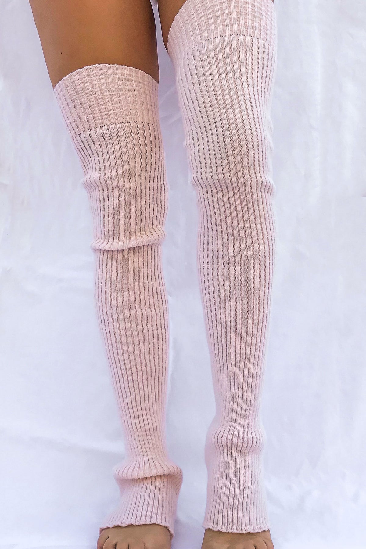 lunalae leg warmers pink