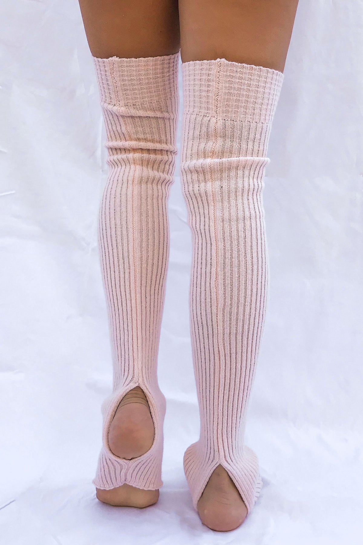 lunalae leg warmers pink