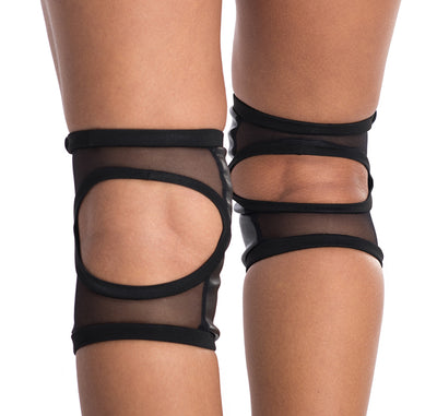 poledancerka knee pads with pocket black