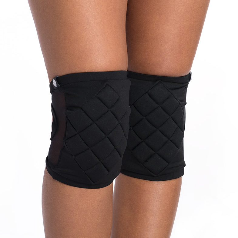 poledancerka knee pads with pocket black