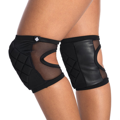 poledancerka knee pads with pocket black
