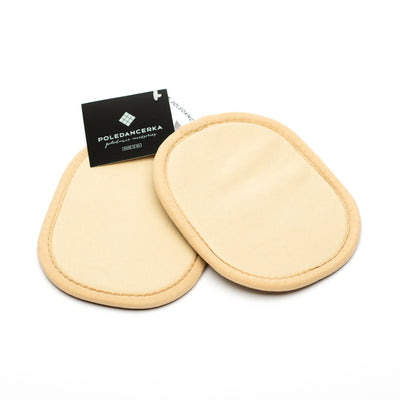 poledancerka removable knee pad inserts nude/invisible