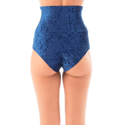 dragonfly betty pole shorts blue velvet#colour_blue