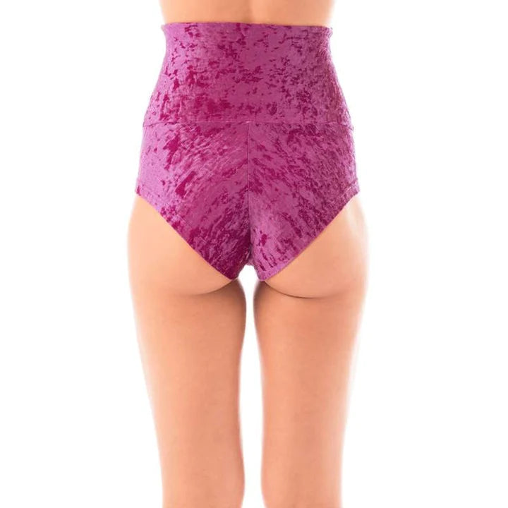 dragonfly betty pole shorts ruby velvet#colour_ruby