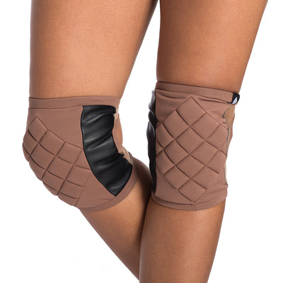 poledancerka knee pads with pocket nude 02